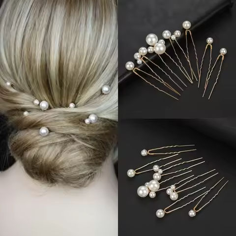 Bridal Wedding Hair Accessories Rhinestone Hair Pins Forks for Women Pearl Hairpins Bride Headpiece Party Jewelry Gift Dropship https://tinyurl.com/25rfzhg5
