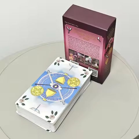 12*7cm Witchling Academy Tarot Deck Featuring Whimsical Artwork and Inspiring Insights 78 Pcs Tarot Cards Based on Rider System https://tinyurl.com/245qx73q