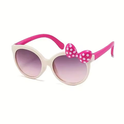 Cute Cartoon Bowknot Sunglasses, Girls Kids Children Sunshade Glasses For Climbing Outdoor Sports https://tinyurl.com/2chhgjz4
