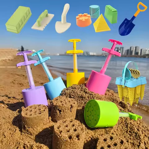 Kids Water Play Beach Toys Sandbox Mold Set Shovel Castle Building Wall Honeycomb Briquette Mold Summer Outdoor Sand Play Game https://tinyurl.com/28os3kxk