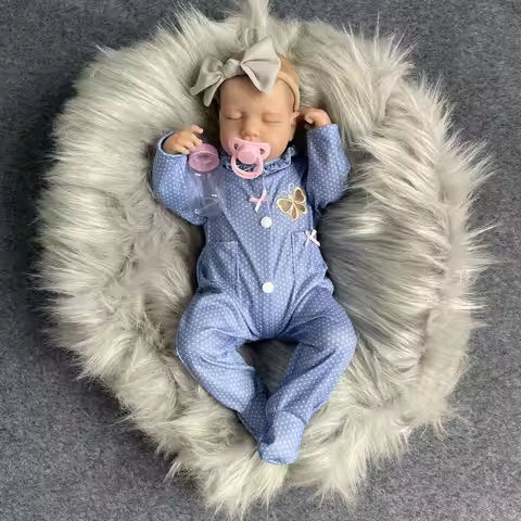 20 Inches LouLou Bebe Reborn Dolls 3D Skin Realistic Baby Alive Lifelike Newborn Handmade Vinyl Doll Kids Girls Gift https://tinyurl.com/2ykxacq2
