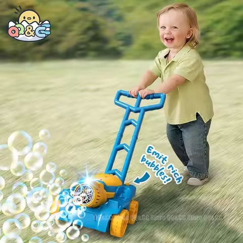 Automatic Lawn Mower Bubble Machine Weeder Soap Maker Blower Baby Activity Walker for Outdoor Kids Toys For Children Gift Boys https://tinyurl.com/24hnsegy