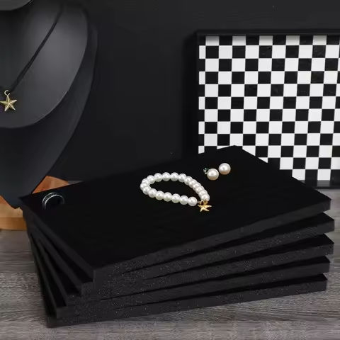 5pcs Earring Storage Box Liners Ring Holder Jewelry Box Inserts Sponge Pad Jewelry Supplies Organizer Protective Accessories https://tinyurl.com/25azz24e