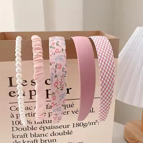 5pcs Set Fashion Women Cloth Hair Bands Headdress Headband Girls Hairband Hair Hoop Female Hair Accessories Headwear https://tinyurl.com/2xrr4rvj