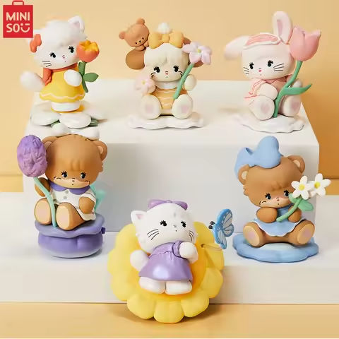MINISO Mikko Flower Blind Box Ornament Kawaii Handmade Children’s Toy Birthday Gift Home Decoration Anime Periphery Random 1PC https://tinyurl.com/22curubn