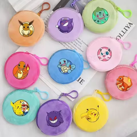 Pokemon Kids Plush Coin Purse Pikachu Charmander Round Mini Wallet Ganger Squirtle Zipper Purse Charizard Boys Girls Money Bags https://tinyurl.com/2bl3zxsm