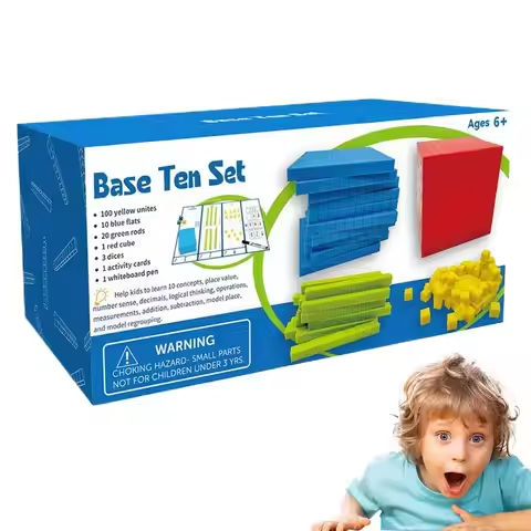 Base Ten Blocks Set Manipulatives Cubes Toys Math Game Preschool Learning Counting Blocks Educational Toys To Teach Number https://tinyurl.com/244sylyc
