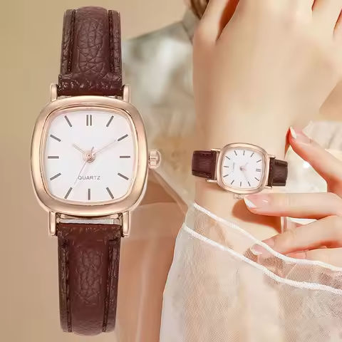 Casual Watch For Women Fashion Leather Watches Antique Simple Ladies Quartz Wristwatches Female Clock Gift Reloj Mujer https://tinyurl.com/25uuy678