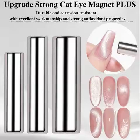 1pc/3pcs Round Nail Art Cat Eye Gel Magnetic Pen For Gel Polish Cat Eye Nails Painting Strong Magnetic Stick Manicure DIY Tools https://tinyurl.com/2bwh479n