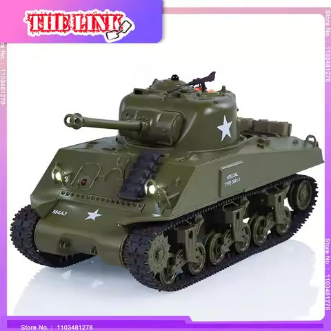 Henglong 1/30 rc tanks,Sherman vs Pershing Infrared Battle Tanks 2.4Ghz RC Battling Panzer Remote Control US Model Tank M4A3 M26 https://tinyurl.com/26hzr5dh