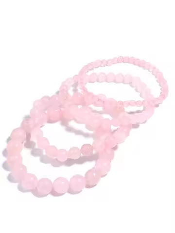OAIITE Rose Quartz Bracelet Women Natural Crystal Bracelet Yoga Meditation Prayer Charm Reiki Energy Stone Pulse Jewelry Gift https://tinyurl.com/24hhogru