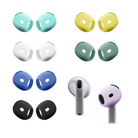 1PCS For AirPods 4 Ear Cap Ear Cover Grip Tips Earphone Accessories Case For Apple AirPods 4 4th Generation Anti Slip Earbud https://tinyurl.com/2ay7akx7