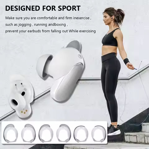 3 Pairs Silicone Ear Tips Covers Ear Bud Tips Anti Scratch Eartip Accessories Reusable Washable for Bose QuietComfort Earbuds II https://tinyurl.com/2y877u7r