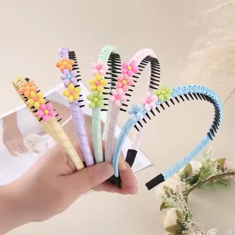 Headband for girl  Lovely Sweet Heart Star Colors Flower Headband  Hair Hoop Headwear Kids Gifts Hair Accessories  FDr11 https://tinyurl.com/2473wnyy