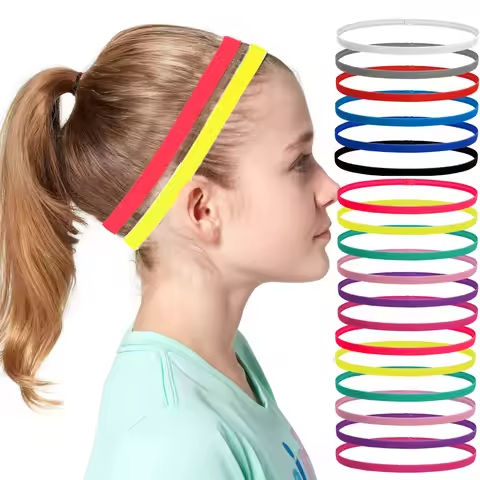 Children’s Elastic Thin Headband Sports Anti-skid Hair Band Primary and Secondary Student Activism Game Hair Accessories https://tinyurl.com/247s2qgk