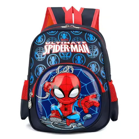 Spider-Man Waterproof Schoolbag Spiderman 3D Cartoon Backpack Spider Man Anime Kindergarten Bag Student Kid Outdoor Travel Bag https://tinyurl.com/23yk62dq