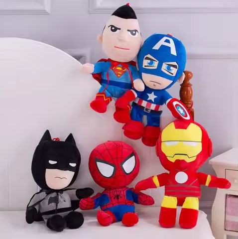 Disney Movie 28cm Marvel Avengers Hero Plush Doll Spiderman Spider-man Ironman Captain America Soft Stuffed Toys For Kids https://tinyurl.com/2xu8g3ex