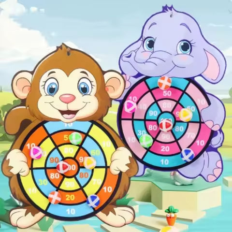 Montessori Dart Board Target Sports Game Toys For Children 4 To 6 Years Old Outdoor Toy Child Indoor Girls Sticky Ball Boys Gift https://tinyurl.com/25d4vqow
