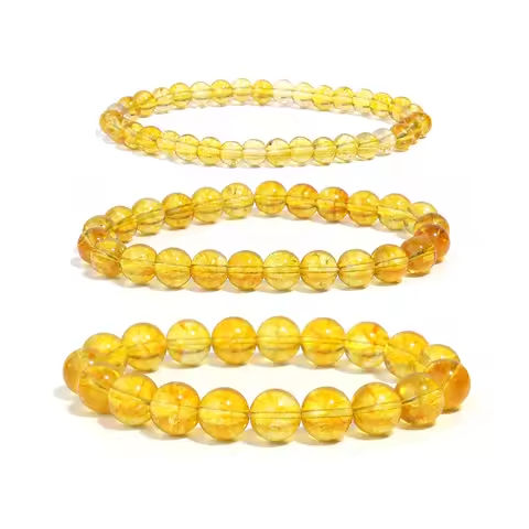OAIITE Citrine Bracelet for Women Quartz Crystal Agate Jewelry Birthday Gift Yoga Meditation Stretch Wealth Bracelet for Men https://tinyurl.com/2xplgcsy