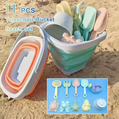 Kids Beach Bucket Shovel Sand tools Set Multifunctional Digging Sand Bucket Shovel Toys for Baby Outdoor Beach Park Toys https://tinyurl.com/29nknueg