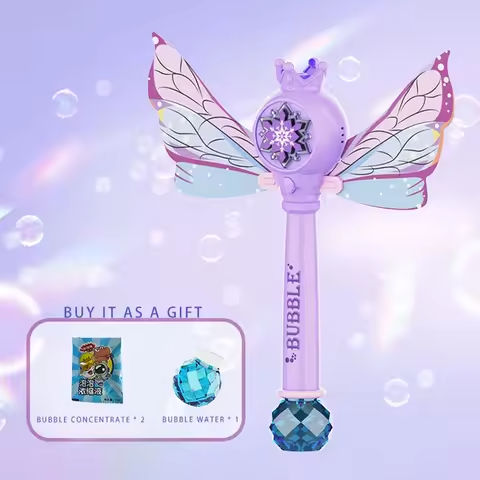 New Disney Princess Hand held bubble wand toy Electric Bubble Machine Elsa Princess Magic Stick Blowing Bubble Girl Gifts Toy https://tinyurl.com/2858rarz