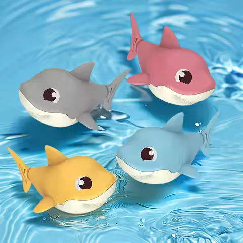 1pc Summer hot new cartoon shark baby water play toy with wind up chain, outdoor beach toy, shower toy, bath toy https://tinyurl.com/23bc3jz5