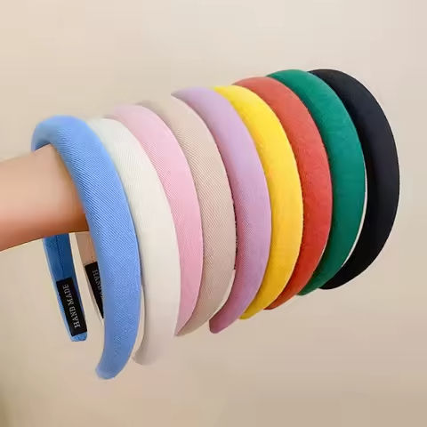 New Colorful Spong Linen Hairbands For Women Girls Fashion Hair Accessories Headband Hair Hoops Headwear Hair Decorate https://tinyurl.com/2bf7wj6d