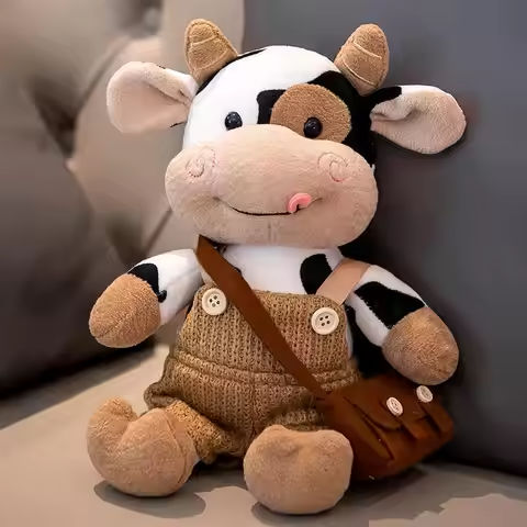 Hot toys Cute Cow Doll Little Cow Plush Toy Chinese Zodiac Cow Doll Cloth Doll New Year’s Gift Girl’s Birthday Gift https://tinyurl.com/24wzlga2