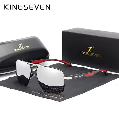 KINGSEVEN Aluminum Men Sunglasses Polarized UV400 Anti-glare Lens Driving Glasses Causal Male Fishing Driving Outdoor Eyewear https://tinyurl.com/2brfv9wa