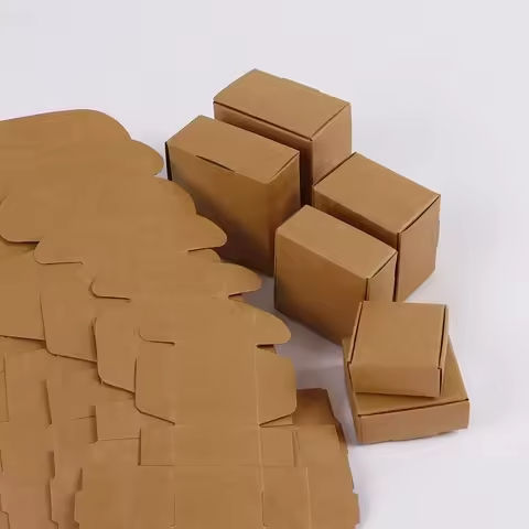 10/20PCS 6 Size Jewelry Organized Packaging Kraft Paper Box Necklace Earring Storage Wholesale Supplier https://tinyurl.com/2ah222jj