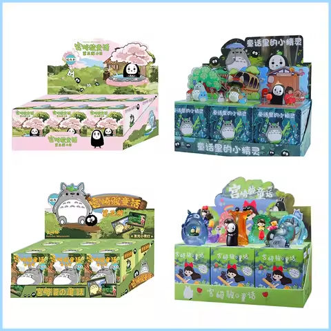 Anime Totoro Blind Box Hayao Miyazaki Fairy Tale Elves Mysterious Box Anime Model Kids Birthday Gift Bedroom Kawaii Home Decor https://tinyurl.com/24oxcdc6