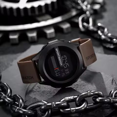 Men’s technology electronic watch multifunctional waterproof luminous junior and senior high school watch running student watch https://tinyurl.com/22jtdlhz