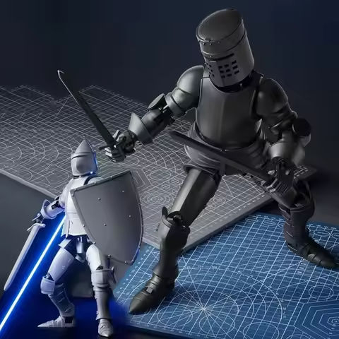 Knight Action Figures Paladin 13 Jointed Movable Shapeshift Robot 3D Printed Mannequin Character Assembl Toys Kids Gifts https://tinyurl.com/2cnxlsmt