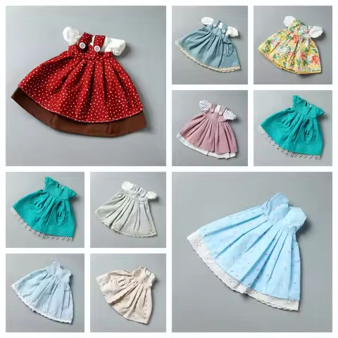 New Doll Accessories for 30cm Doll Princess Skirt 1/6 BJD Dolls DIY Doll Accessories Kids Toys https://tinyurl.com/2yuembst