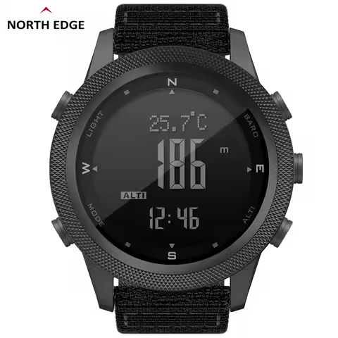 NORTH EDGE APACHE-46 Men Digital Watch Outdoor Sports Running Swimming Outdoor Sport Watches Altimeter Barometer Compass WR50M https://tinyurl.com/26ztugkw
