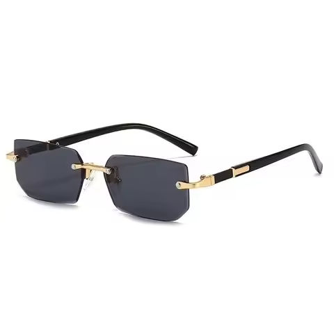 Retro Sunglasses Men Brand Designer Fashion Rimless Sun Glasses Shades Cutting Lens Ladies Frameless Eyeglasses https://tinyurl.com/29837eff