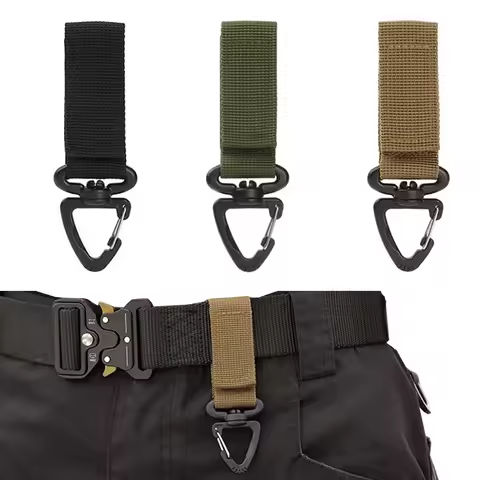 Outdoor Nylon Molle Tactical Backpack Carabiner Key Hook Webbing Buckle System Belt Buckle Hanging Camping Climbing Accessories https://tinyurl.com/29ekllvj