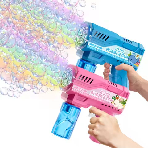 Light Children’s Bubble Gun Cute Bubble Toys Outdoor Activities/Games/Wedding Props Without Batteries Bubble Water https://tinyurl.com/2c7nye4a