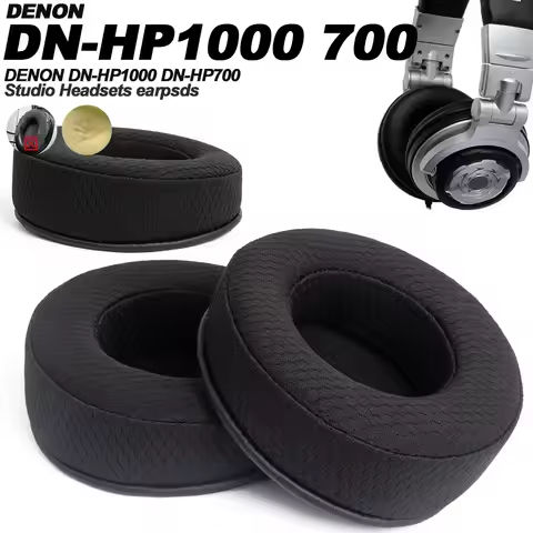 DENON DN-HP1000 DN-HP700 Earphone pads  replacement  Earpads headphones Mesh cloth Memory Covers Sponge Soft Protein https://tinyurl.com/28bryvds