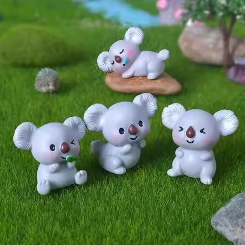 4Pcs/Set  Anime Koala Doll Action Toy Figures 2-4CM https://tinyurl.com/27oaaoyr