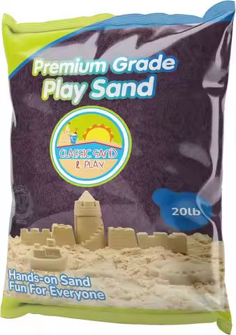 Purple Colored Play Sand, 20 lb. Bag, Natural and Non-Toxic, Fun Wet and Dry Indoor and Outdoor, Sandbox, Therapy, and Table Use https://tinyurl.com/2awmwfm2