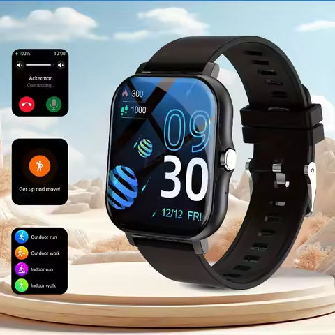 Hot Smart watch, multi-function sports smart watch, wireless call/wireless music, multiple APP message reminders, unisex https://tinyurl.com/2yf4lg2s