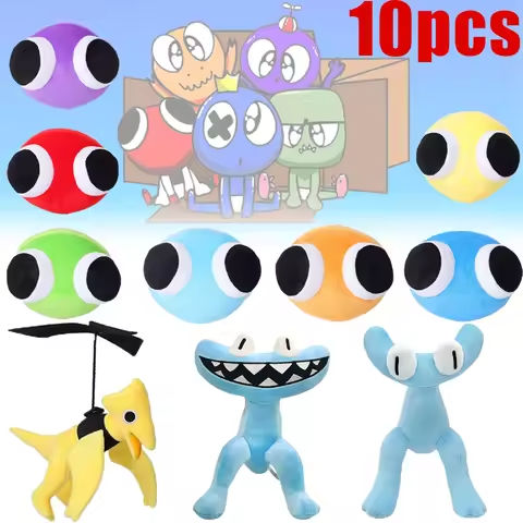 New 10pcs 15-30cm Rainbow Friends Soft Plush Toy Lookies Animation Game Cartoon Figure Stuffed Doll For Kids Fun Christmas Gifts https://tinyurl.com/22uk7hvs