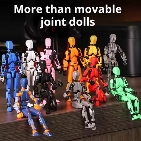 DIY Multi-Jointed Movable Shapeshift Robot Ornaments 3D Printed Mannequin Lucky Character Action Figures Toys for Kids Gift https://tinyurl.com/2atdtm4s
