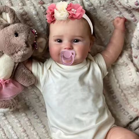 MRB 50CM Full Vinyl Body Girl Waterproof Reborn Doll Maddie Hand-Detailed Painted Visible Veins Lifelike Doll Christmas Toy Gift https://tinyurl.com/2cam2d84