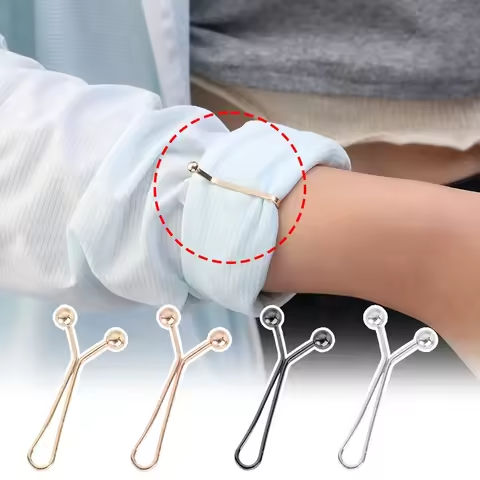 Adjustable Sleeve Clip for Pants Waist Tightening  Sleeve Reduction Clip Suitable for Jeans Skirts Detachable Buckle Accessories https://tinyurl.com/2b74ggt4