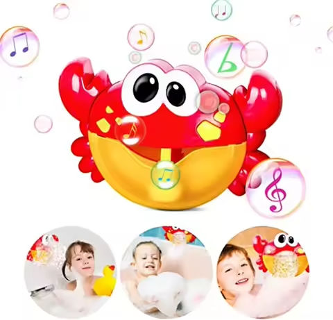 Outdoor Bubble Machine Crabs Frog Music Kids Bath Toys Bathtub Soap Automatic Bubble Maker Baby Bathroom Toy for kids Children https://tinyurl.com/2aabgofh