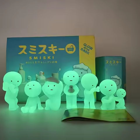 Smiski Bath Series Mystery Cute Noctilucent Blue Doll Action Figures Cartoon Desktop Blind Box Model Gift Doll Toys https://tinyurl.com/2ydc2xte