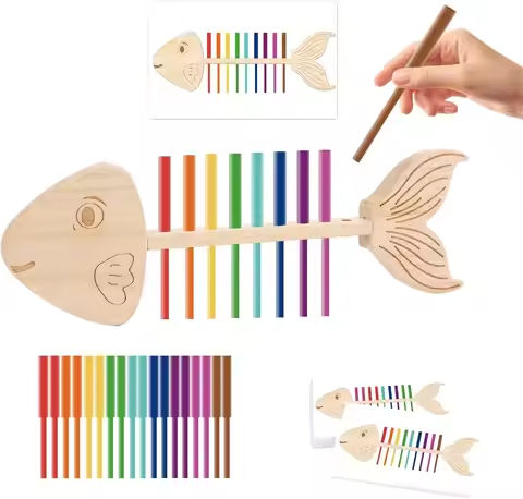 Montessori Fish Bone Matching Toy Color Classification and Sensory Matching Game Puzzle Toy for Children Aged 3 and Over https://tinyurl.com/22rp9ebf