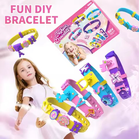Girls’ DIY Beaded Bracelet Kit – 100+ Alphabet Charms & Safe Elastic String, Educational Craft Toy for Ages 3+, Focus Training https://tinyurl.com/23pkdx46